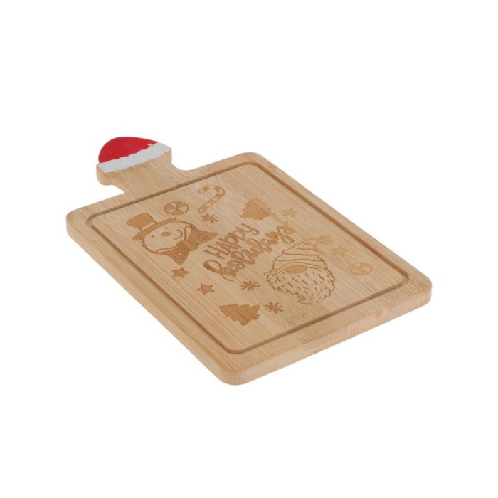 TAGLIERE LEGNO XMAS 19X11CM 3A